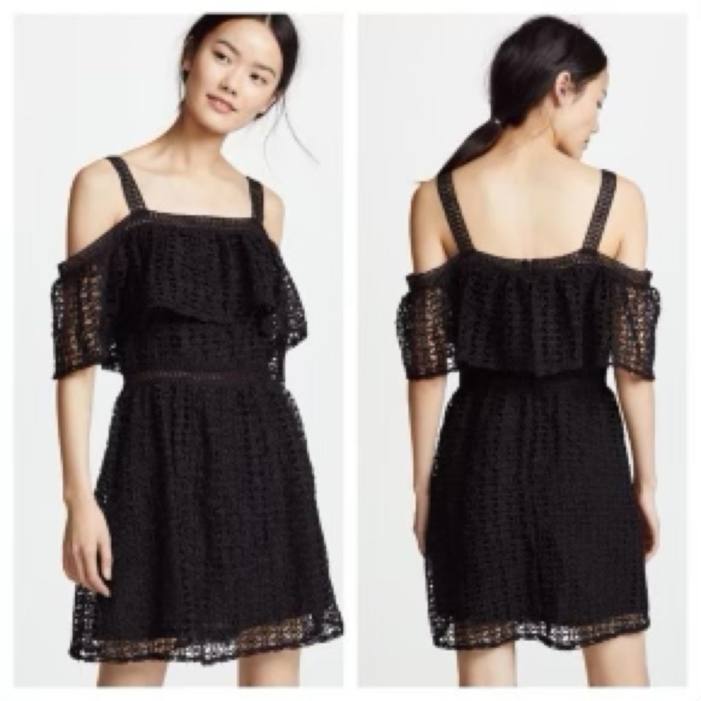 💥HOST PICK💥JACK by BB Dakota black eyelet dress Size 6